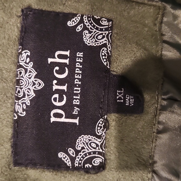 Blu Pepper Olive Green Men's Jacket - Picture 3 of 5